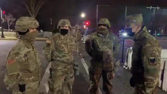 65,000 National Guards to protect a Virtual Inauguration