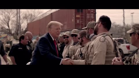 TRUMPS NEW CAMPAIGN AD ON THE BORDER