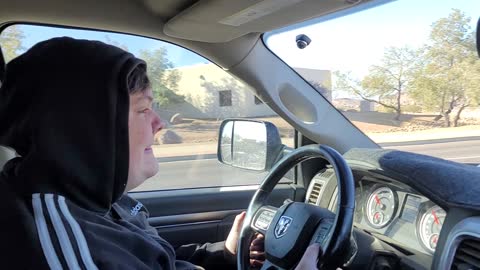 Jaden driving