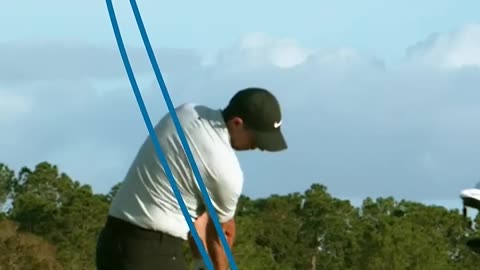 Rory McIlroy's captivating tracer #golf #golfer #professional #athlete #tracer #green #fairway #hit