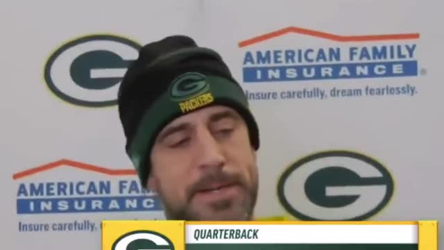 Aaron Rodgers has pointed response for left wing MVP voter