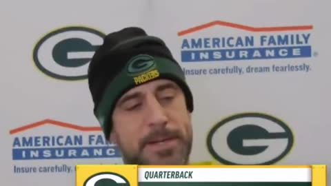 Aaron Rodgers has pointed response for left wing MVP voter