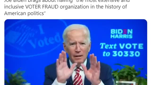 Voter Fraud Admission