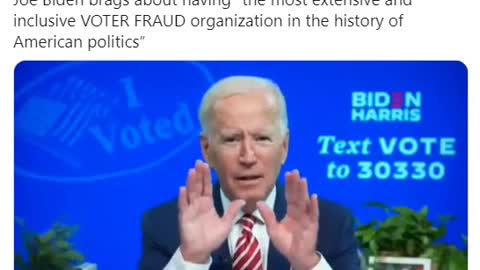 Voter Fraud Admission