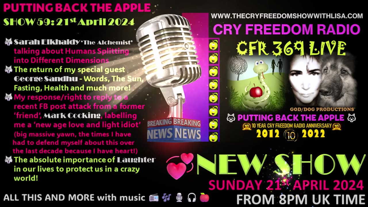 NEW SHOW PROMO Putting Back The Apple SHOW 59 💪🕊️🙏💞
