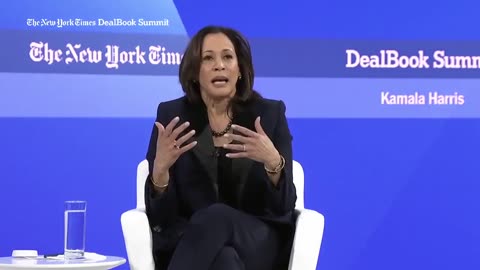 Kamala Harris says AI robots like Schwarzenegger in "Terminator" are "not a current threat."