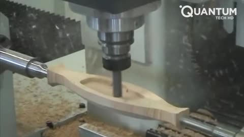 The Wood Was Polished With A Machine