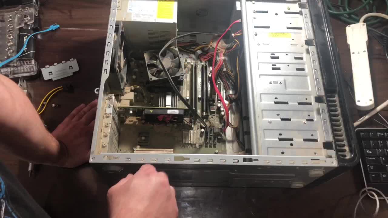 Removing SATA Hard Drive from Dell Vostro 410