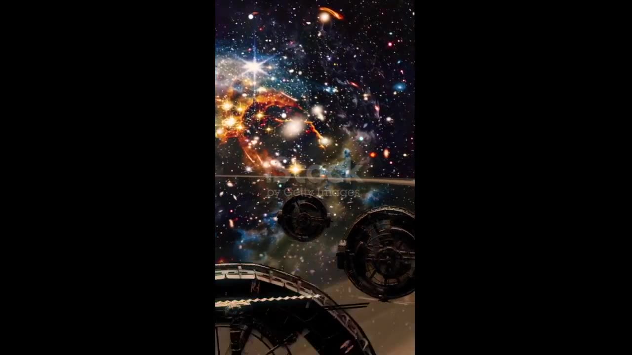 SPACESHIPS IN SPACE AND NEAR PLANET