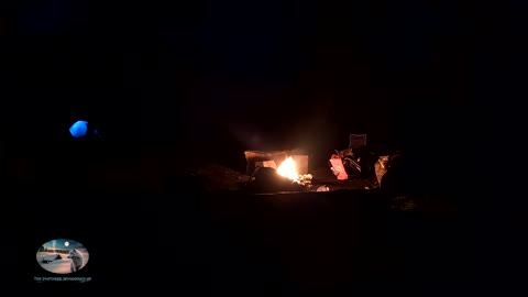 Evening by the campfire