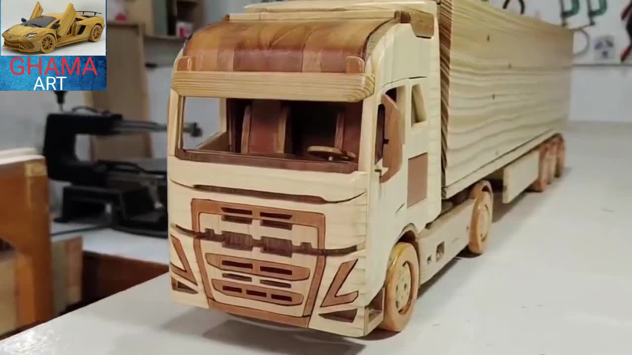 truck 2022 CONTAINER TRAILER volvo WOODEN CONTAINER TRAILER TRUCK #GHAMAART