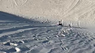 White Sand Sledding Somersault