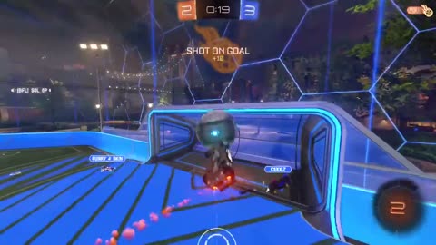 Very Satisfying Goal In Rocket League!