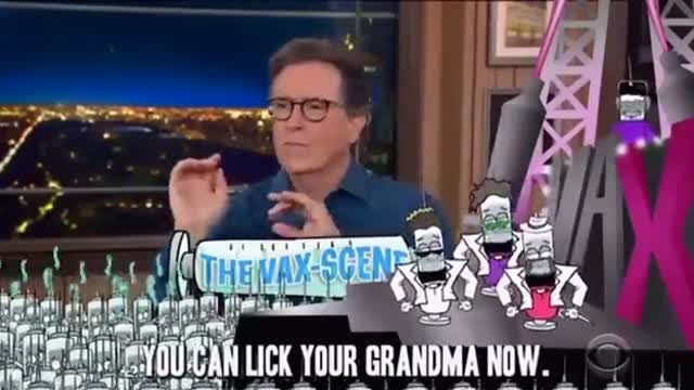 Colbert cringey as ever