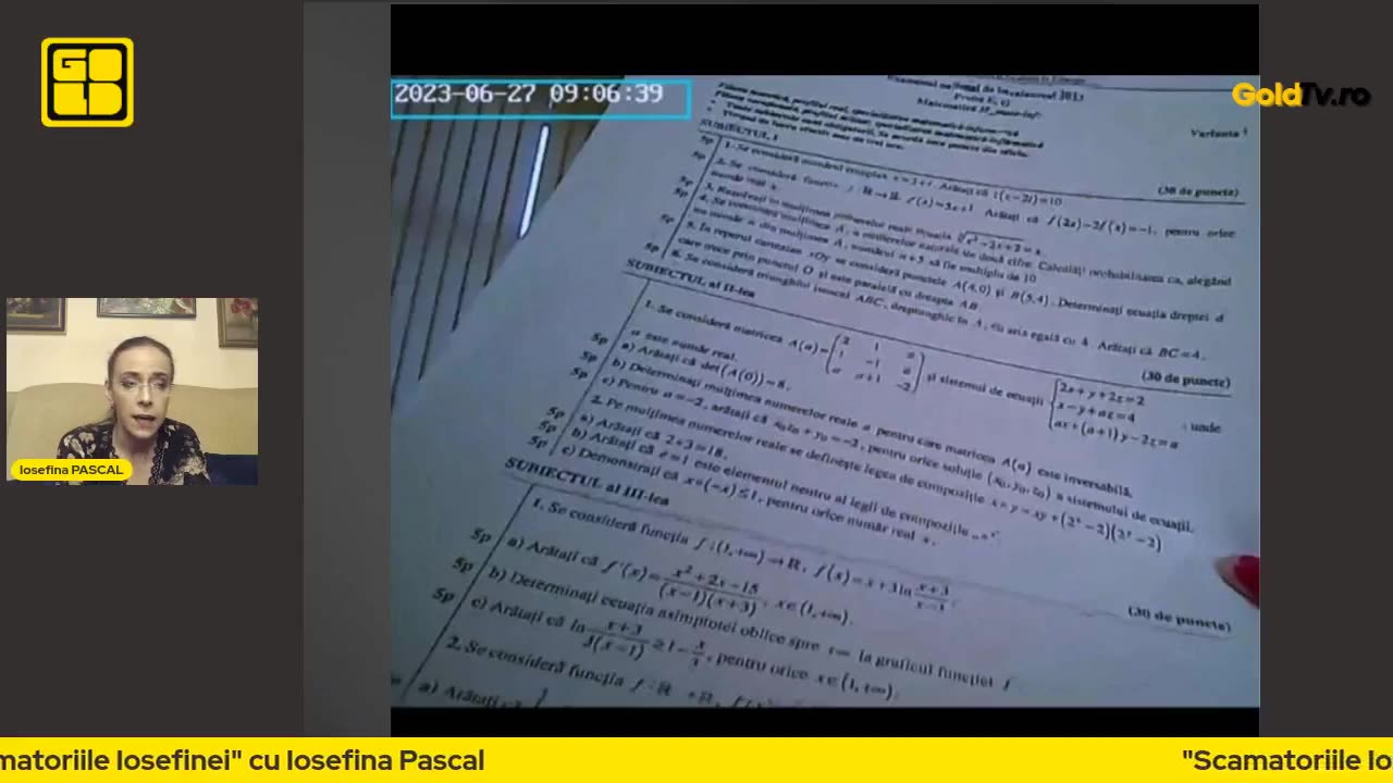 Scamatoriile Iosefinei; Radio Gold FM; 28.06.2023