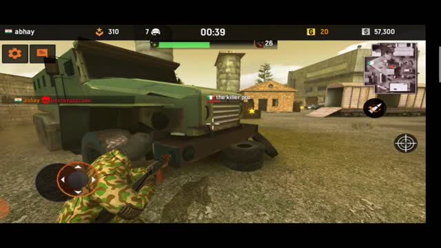 Killing enemys in battleground