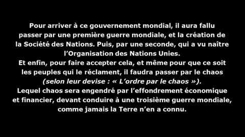 Du Nouvel Ordre Mondial au programme Arc-en-ciel où cela peut nous mener...