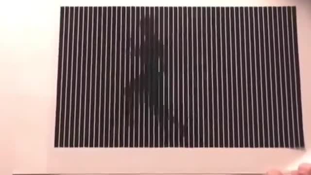 Art or optical illusion? Both.