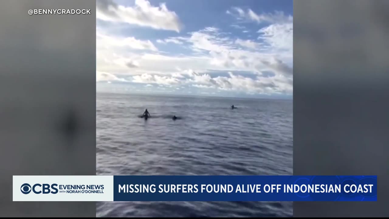 4 Australian surfers found alive after boat capsized off Indonesia