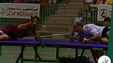 Insane Table Tennis Match at Qatar Open you have never seen || Funny Table Tennis match