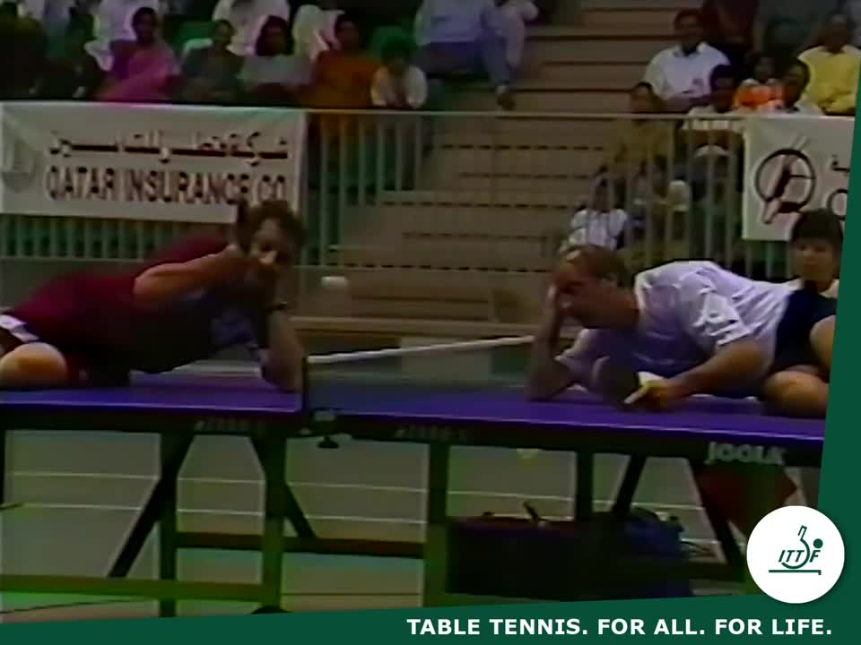 Insane Table Tennis Match at Qatar Open you have never seen || Funny Table Tennis match