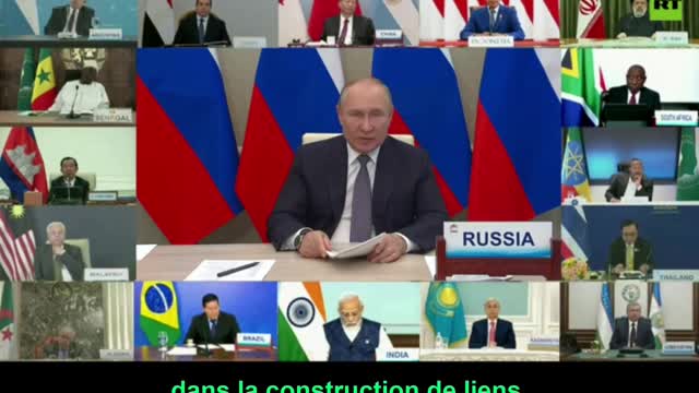 Sommet BRICS+ - discours d'ouverture Vladimir Poutine