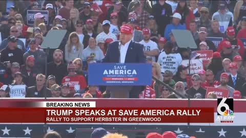 Save America rally with president Trump in Greenwood