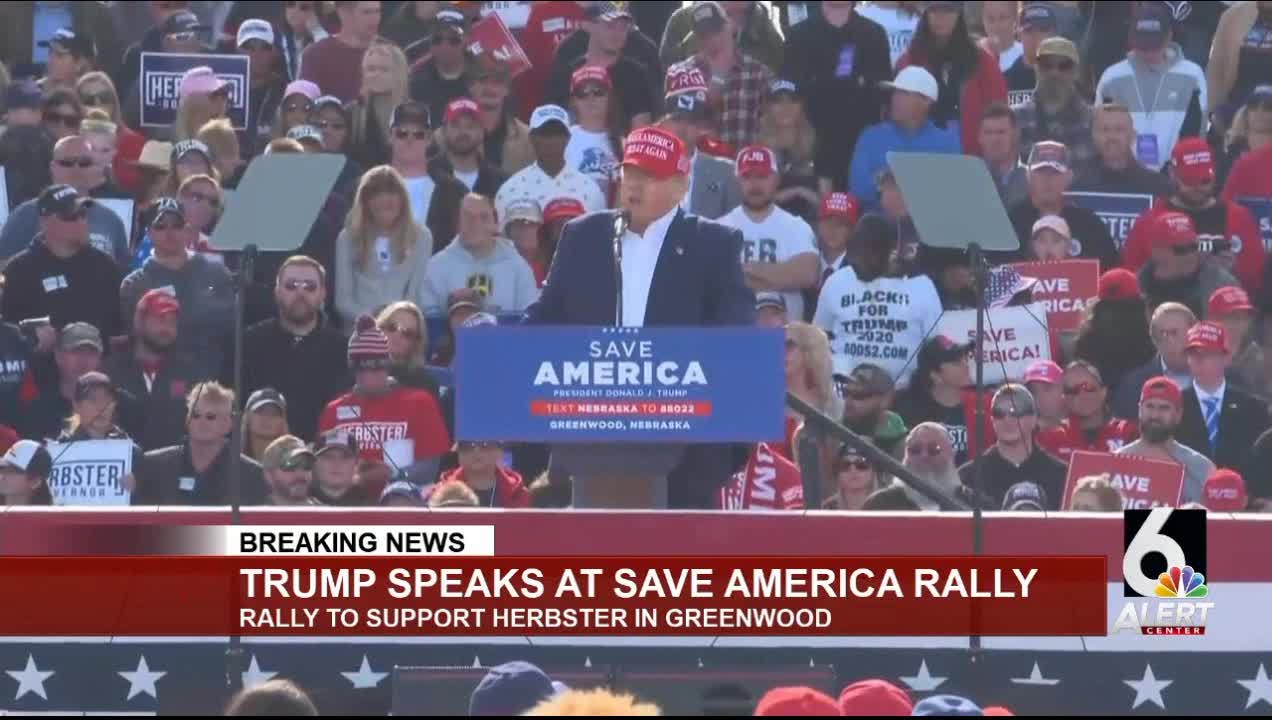 Save America rally with president Trump in Greenwood