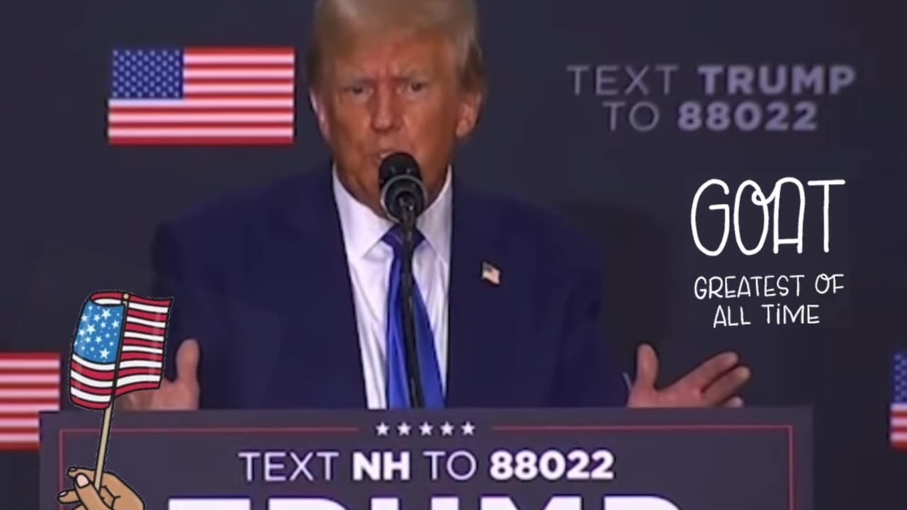 #bullshit President Trump clip from Derry New Hampshire 10/23/23