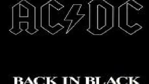 ACDC Back In Black With Lyrics