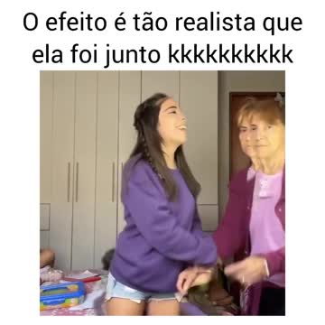 The effect is so realistic that she went along