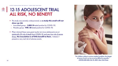 The Pfizer Inoculations For COVID-19: More Harm Than Good