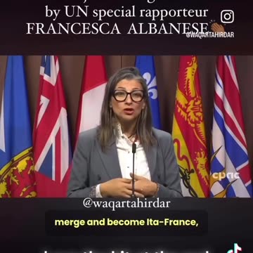 UN Special Rapporteur Francesca Albanese versus Legacy Media Fabricated Ignorance