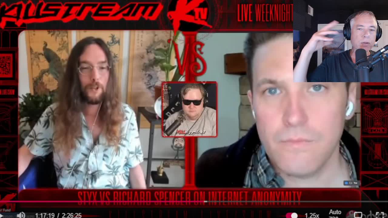 Richard Spencer Debates Styx On Free Speech, Online Anonymity (5-20-22)