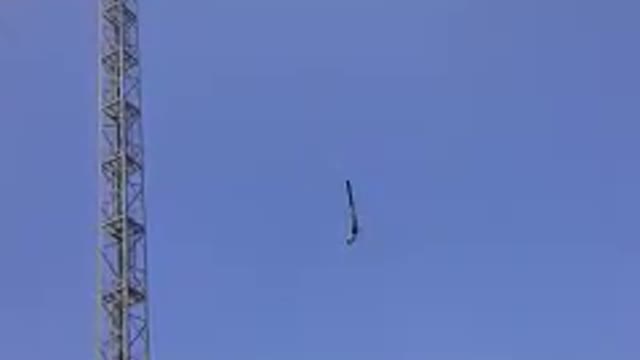 Crazy jump of 175 meters