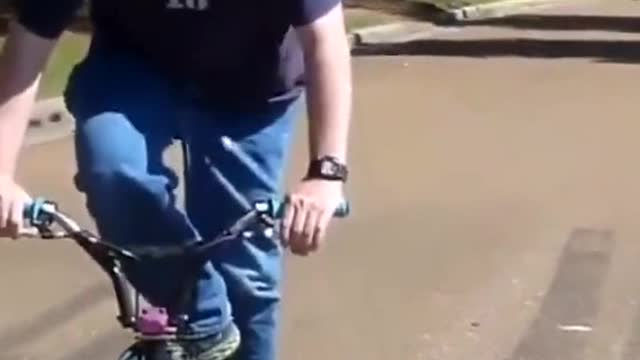 Grandpa is a bmx pro