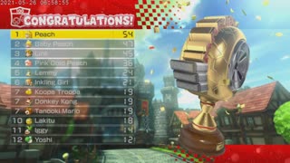 Mario Kart 8 Deluxe Switch Princess Peach Part 32 Hyrule Circuit