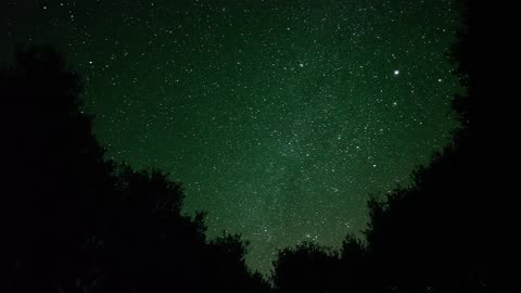 30 minutes Time Lapse of a Starry Night Sky