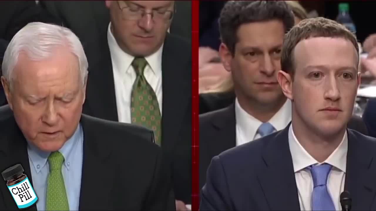 Mark Zuckerberg's most Funny & Awkward moments in front of US Congress Chill Pill
