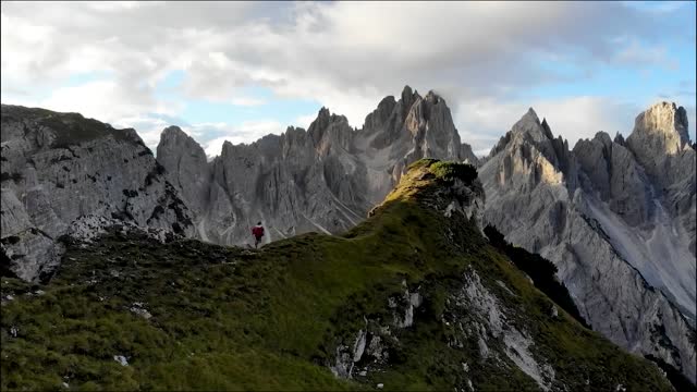 Mountains sunset