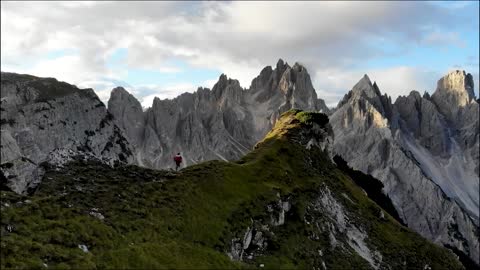 Mountains sunset