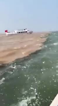 When the Amazon River meets the Tapajós River in Santarém, Para,Brazil. Amazing!
