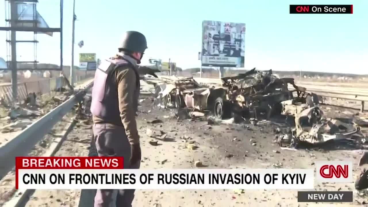 Convoy Destroyed 2.28.2022 - CNN