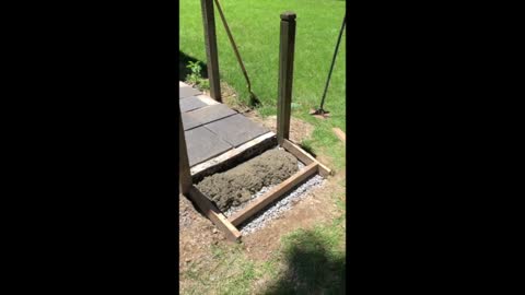 Shungite Concrete Pad Installation- More Shungite in the Cement, Mon!