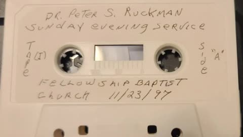 Dr Ruckman Q & A 1997 Fellowship Baptist Church