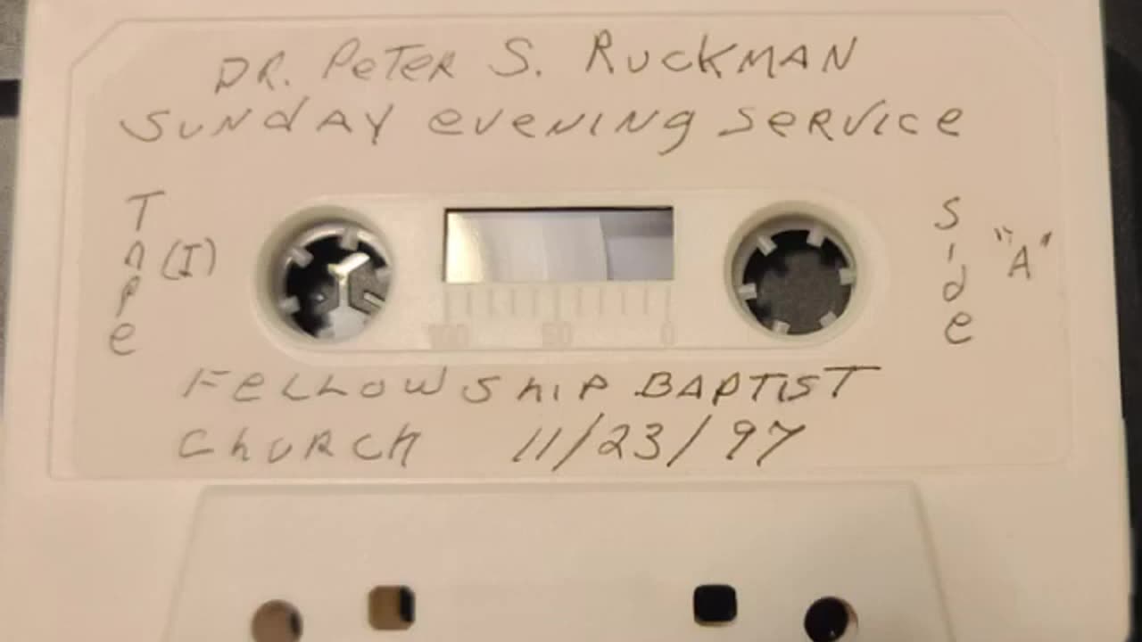 Dr Ruckman Q & A 1997 Fellowship Baptist Church