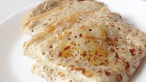 Healthy Oatmeal crêpes| Healthy breakfast ideas