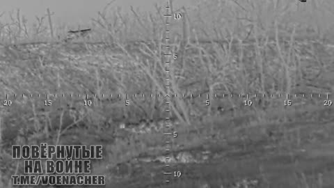 A brutal headshot performed by a Russian army sniper pair on one of the directions