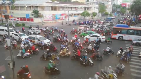 Ho Chi Minh 🇻🇳 Traffic in #Saigon #Vietnam