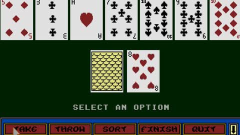 Amiga and Atari ST Game - Gin Rummy
